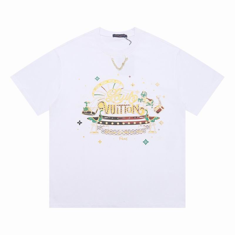 Wholesale Cheap High Quality L.ouis Vuitton Replica Short Sleeved Designer T shirts for Sale