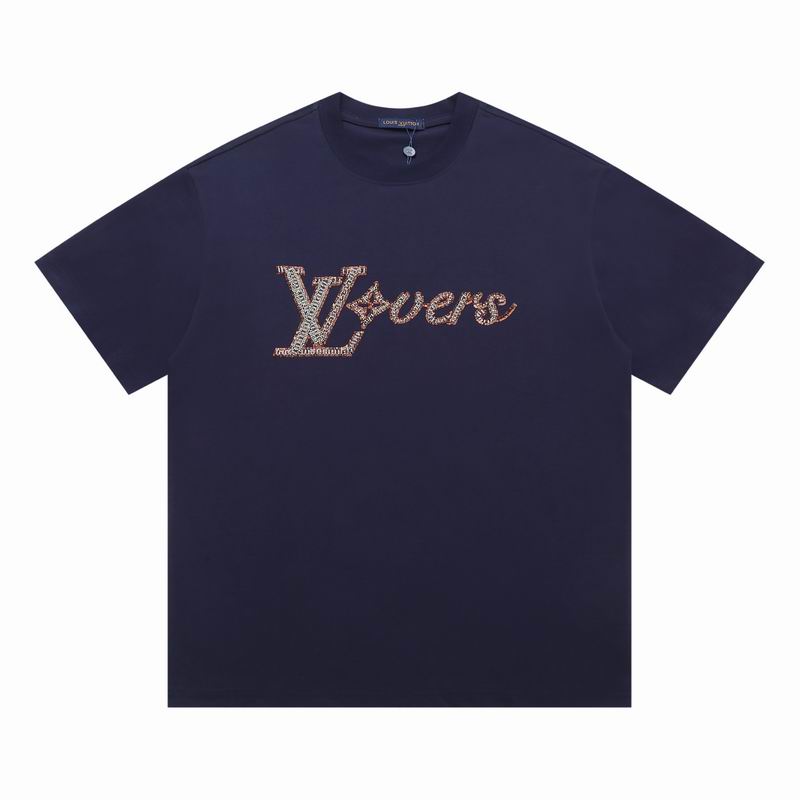 Wholesale Cheap High Quality L.ouis Vuitton Replica Short Sleeved Designer T shirts for Sale
