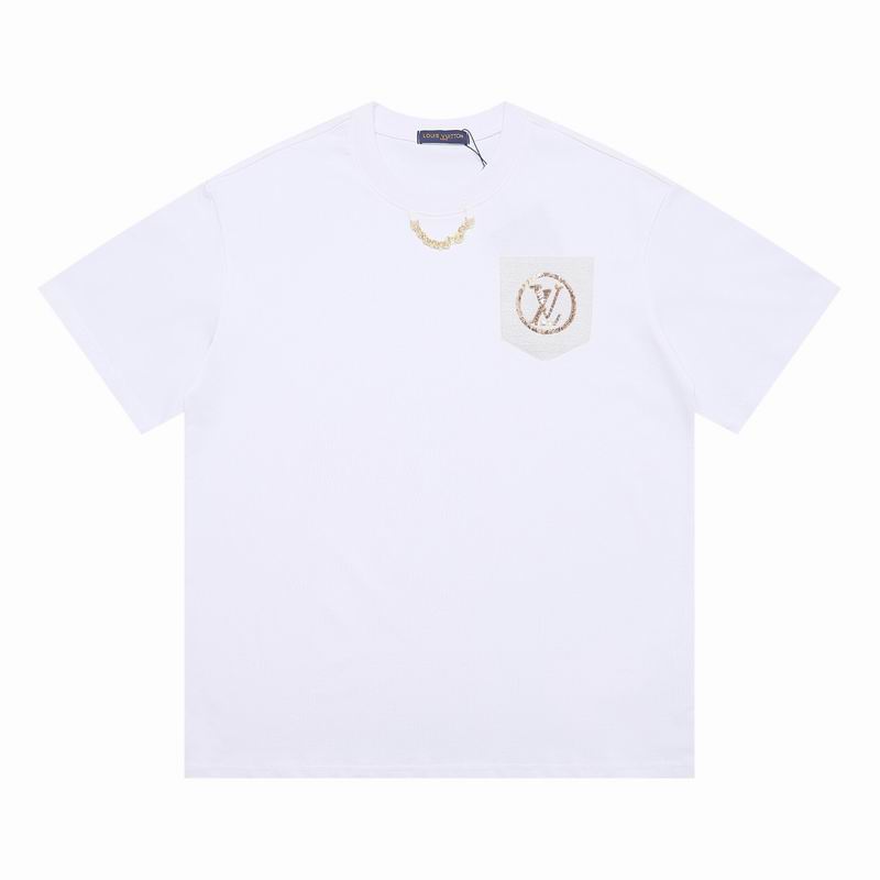 Wholesale Cheap High Quality L.ouis Vuitton Replica Short Sleeved Designer T shirts for Sale