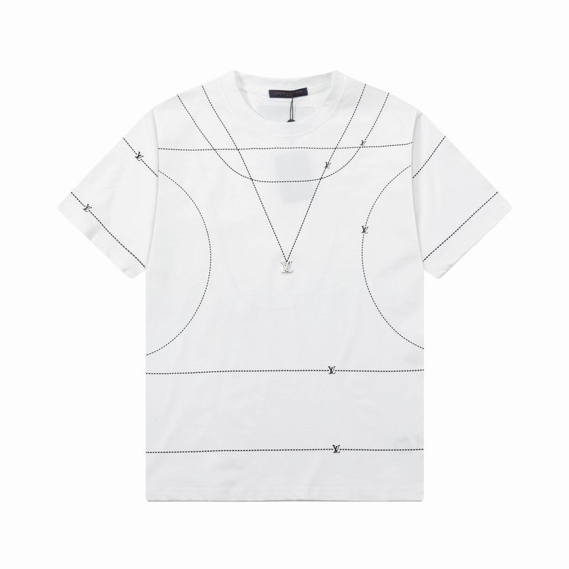 Wholesale Cheap High Quality L.ouis Vuitton Replica Short Sleeved Designer T shirts for Sale