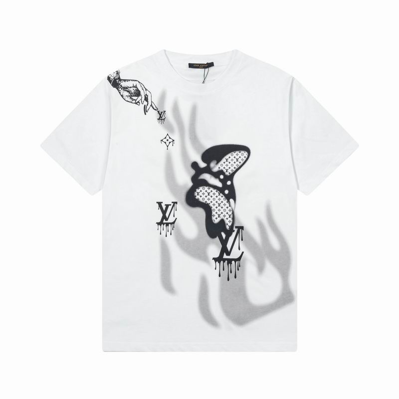 Wholesale Cheap High Quality L.ouis Vuitton Replica Short Sleeved Designer T shirts for Sale