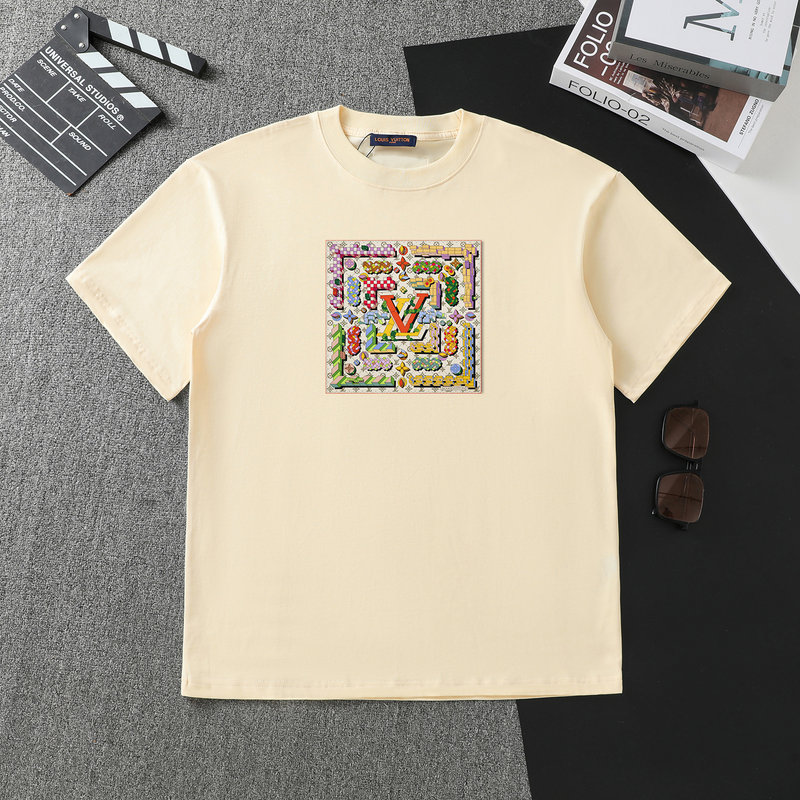Wholesale Cheap High Quality women L.ouis Vuitton Replica Designer T shirts for Sale