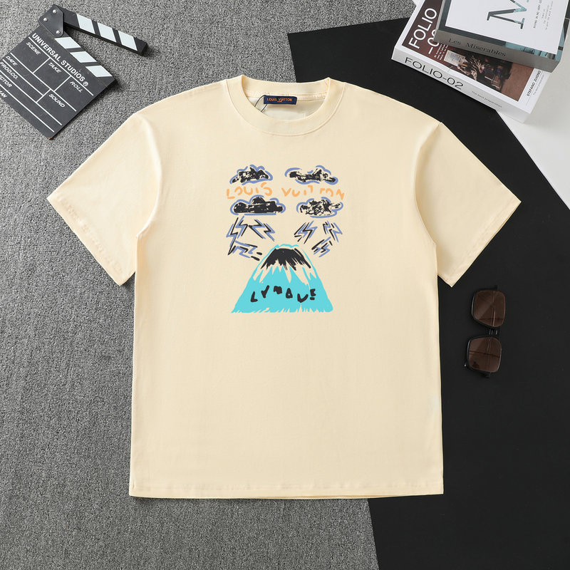 Wholesale Cheap High Quality women L.ouis Vuitton Replica Designer T shirts for Sale