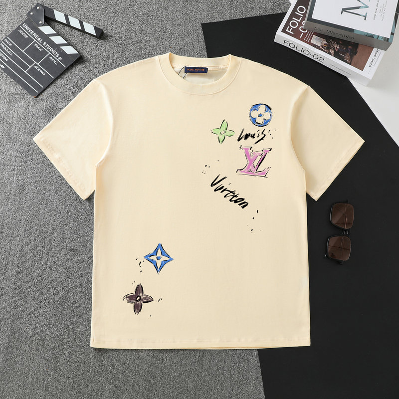 Wholesale Cheap High Quality women L.ouis Vuitton Replica Designer T shirts for Sale