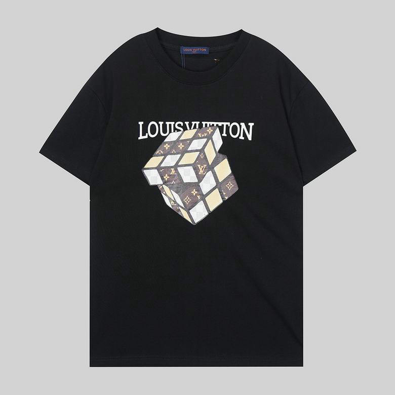 Wholesale Cheap Lv mens Designer Short Sleeve T shirts for Sale