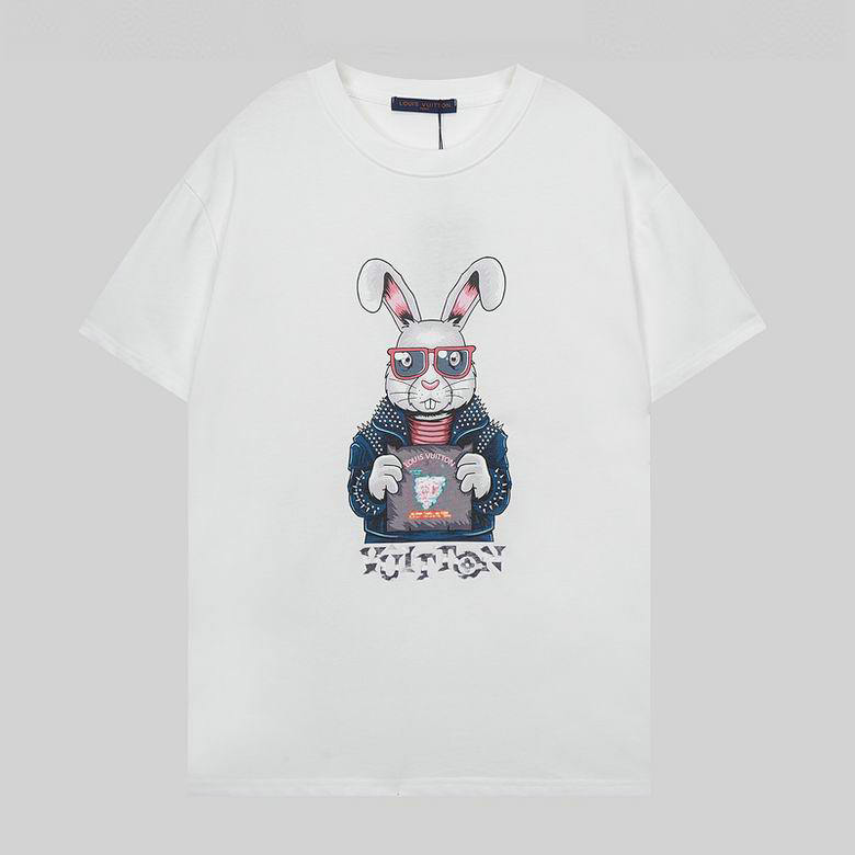 Wholesale Cheap Lv mens Designer Short Sleeve T shirts for Sale