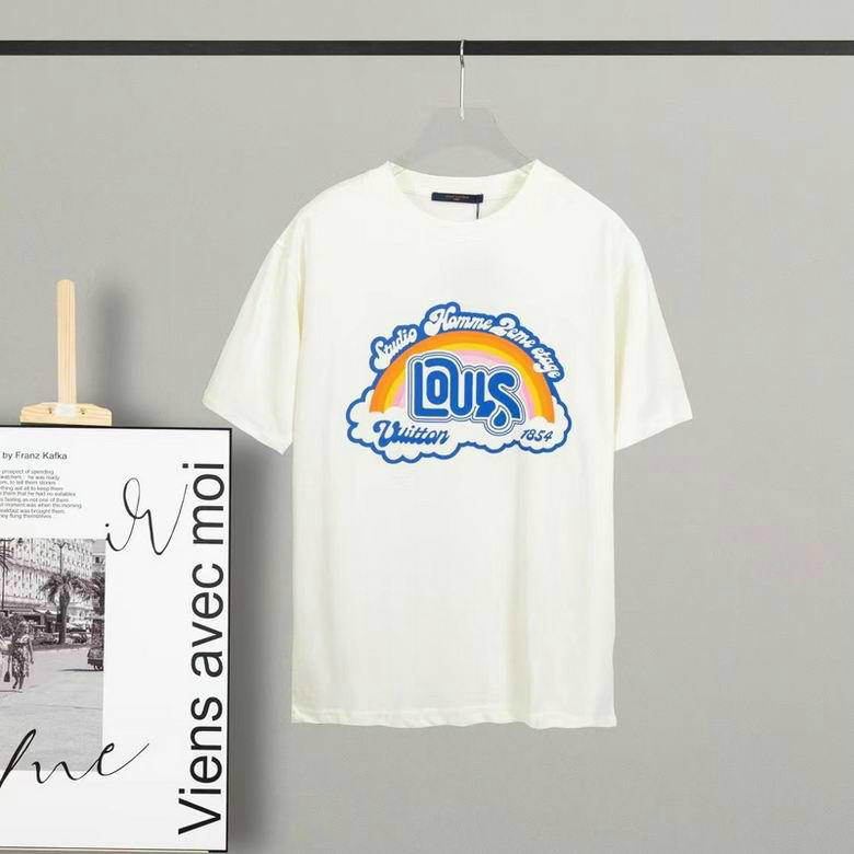 Wholesale Cheap Lv womens Designer Short Sleeve T shirts for Sale