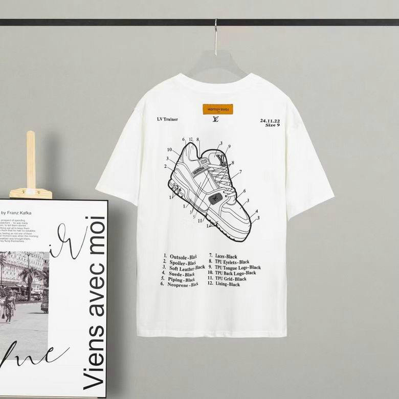 Wholesale Cheap Lv womens Designer Short Sleeve T shirts for Sale