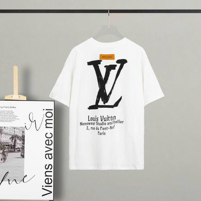 Wholesale Cheap Lv womens Designer Short Sleeve T shirts for Sale