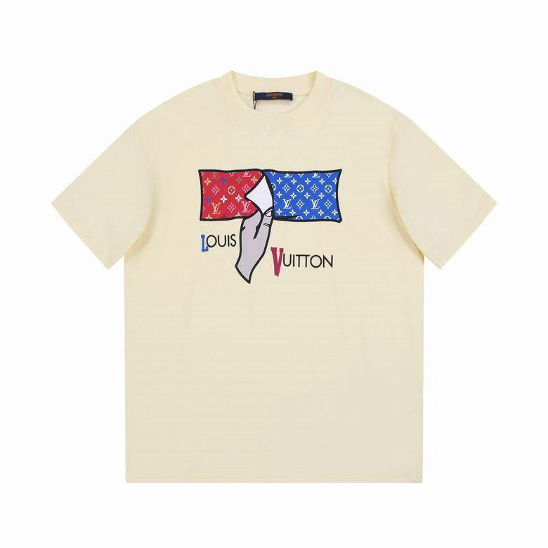 Wholesale Cheap Louis Vuitton Short Sleeve Replica T Shirts for Sale