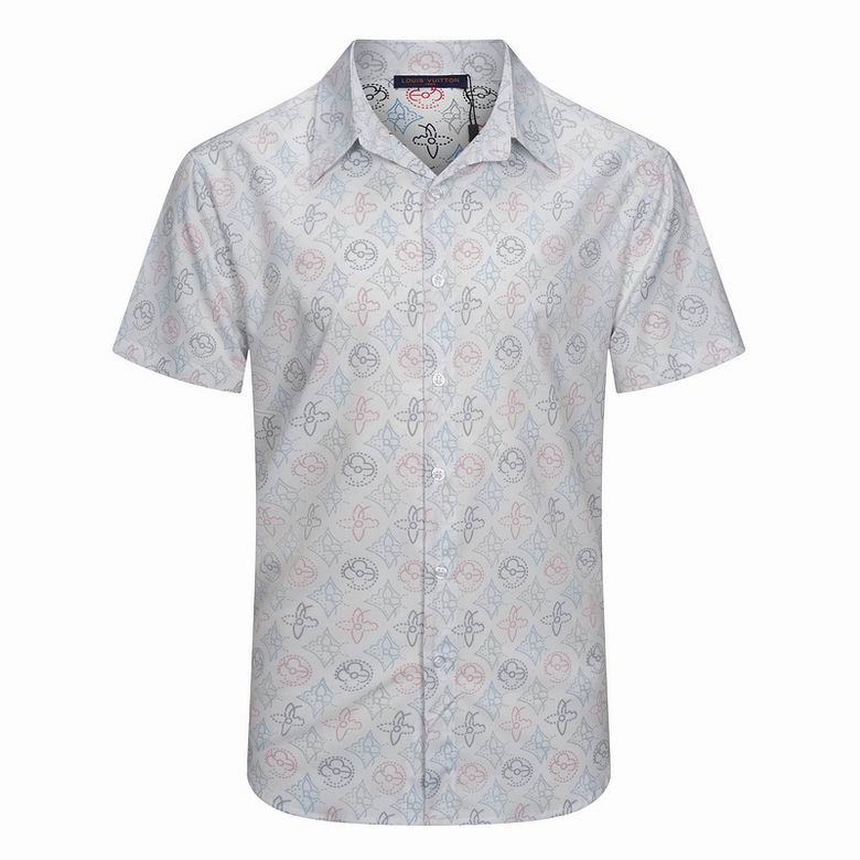Wholesale Cheap Lv Short Sleeve Shirts for Sale