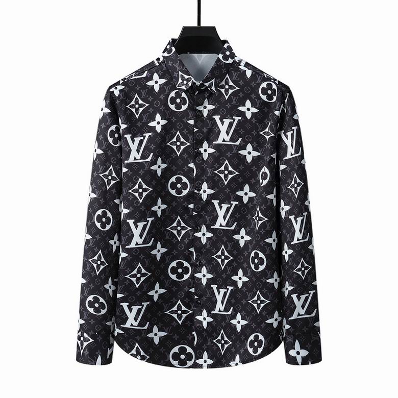 Wholesale Cheap Lv Long Shirts for Sale