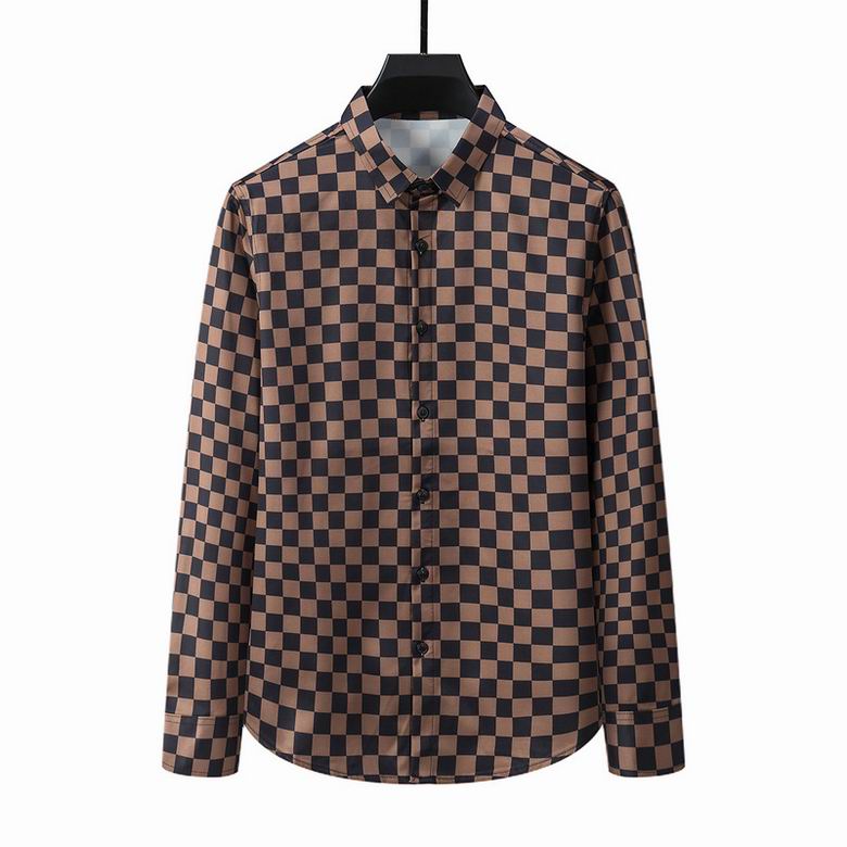 Wholesale Cheap Lv Long Shirts for Sale