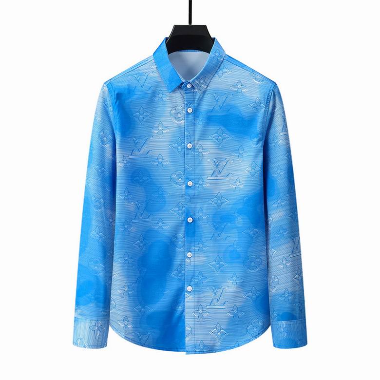 Wholesale Cheap Lv Long Shirts for Sale