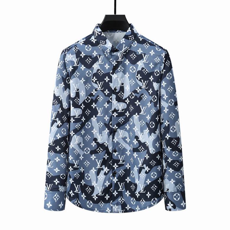 Wholesale Cheap Lv Long Shirts for Sale