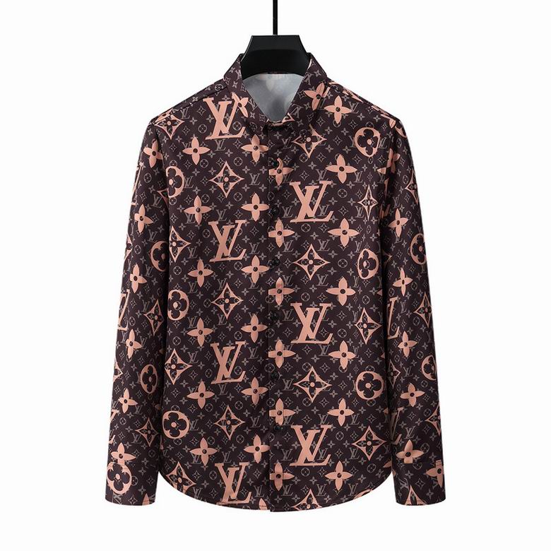 Wholesale Cheap Lv Long Shirts for Sale