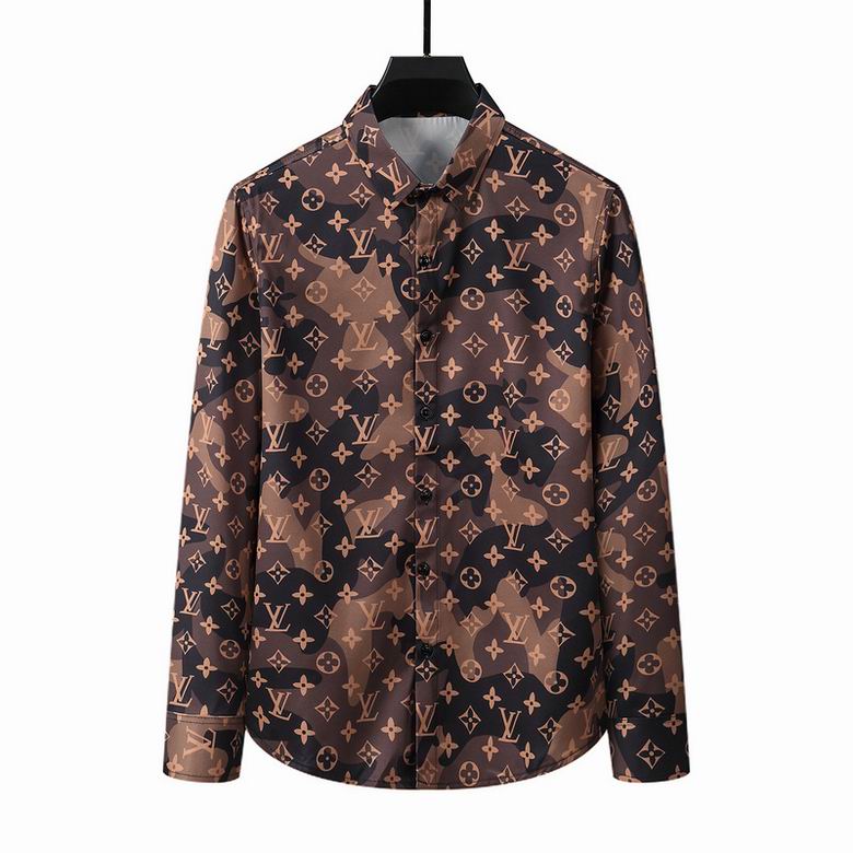 Wholesale Cheap Lv Long Shirts for Sale
