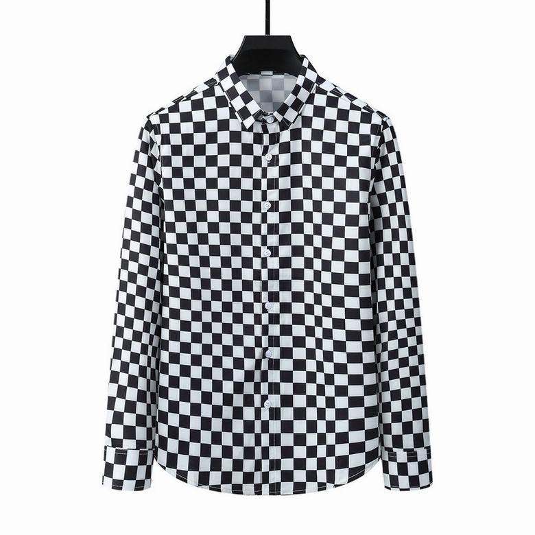 Wholesale Cheap Lv Long Shirts for Sale