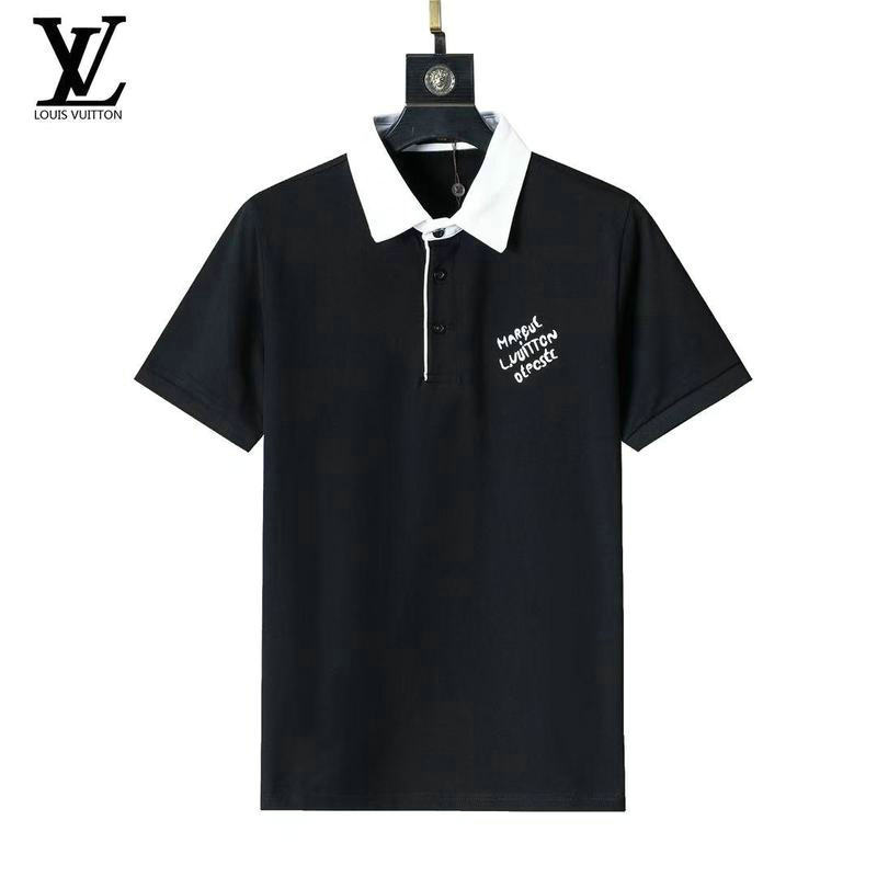 Wholesale Cheap High Quality Brands Lv Replica Lapel Designer T shirts for Sale