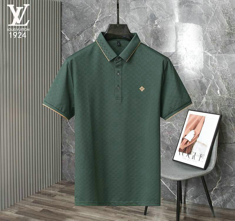 Wholesale Cheap High Quality Lv Replica Lapel Designer T shirts for Sale