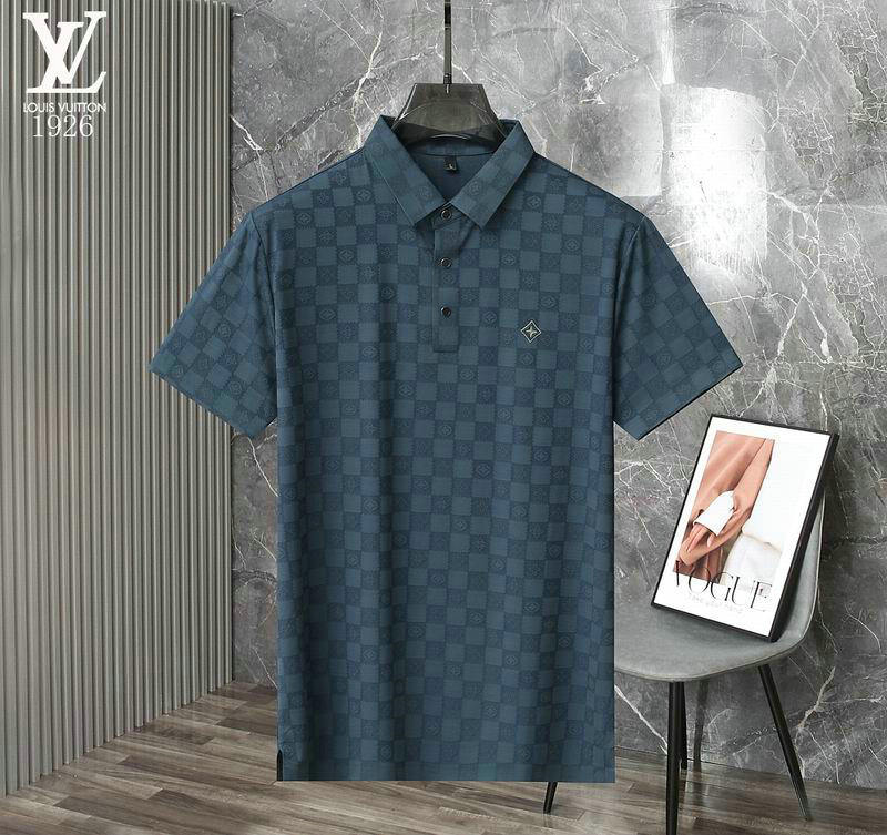 Wholesale Cheap High Quality Lv Replica Lapel Designer T shirts for Sale