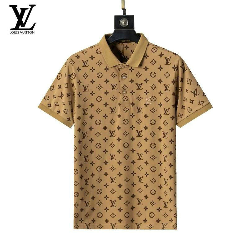 Wholesale Cheap High Quality Brands Lv Replica Lapel Designer T shirts for Sale