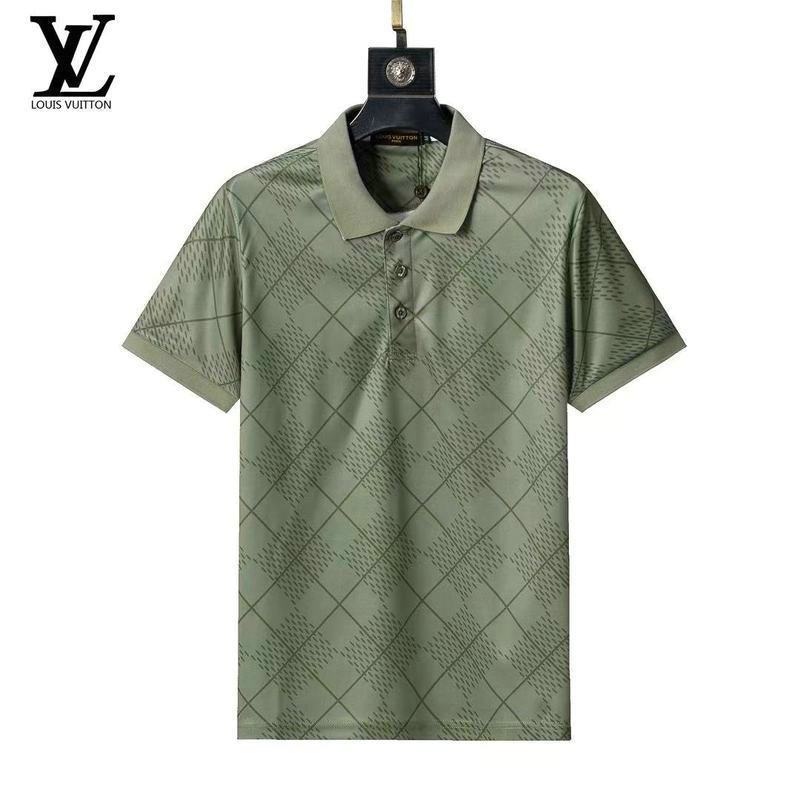 Wholesale Cheap High Quality Brands Lv Replica Lapel Designer T shirts for Sale