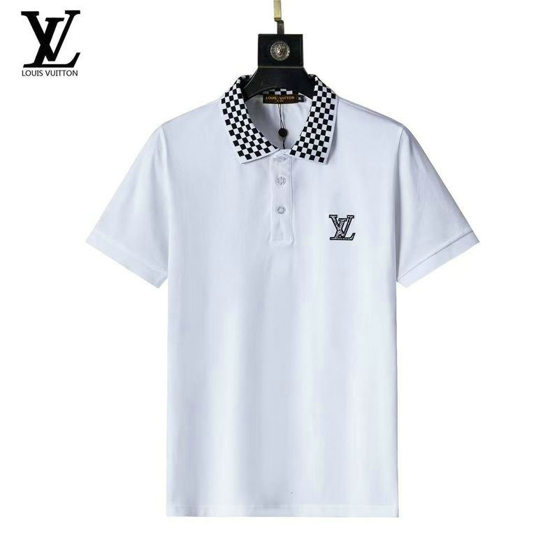 Wholesale Cheap High Quality Brands Lv Replica Lapel Designer T shirts for Sale