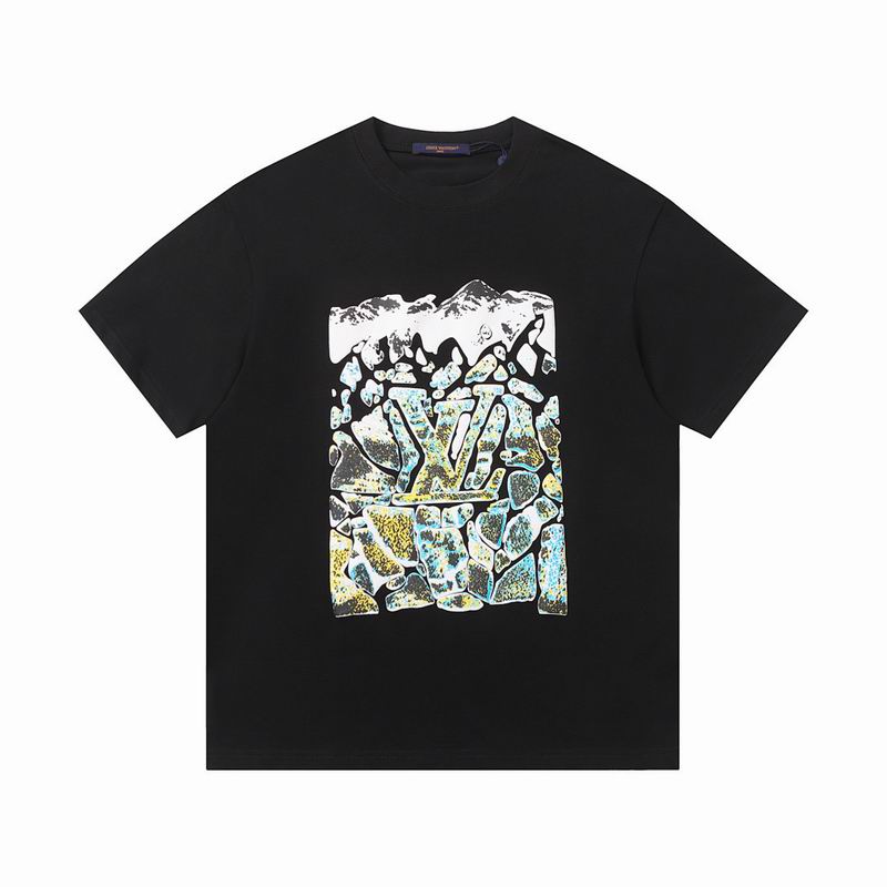 Wholesale Cheap Lv Men's Short Sleeve Designer T Shirts for Sale