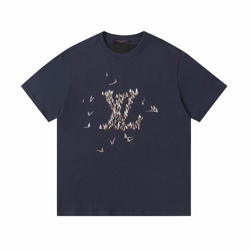 Wholesale Cheap Lv Men's Short Sleeve Designer T Shirts for Sale