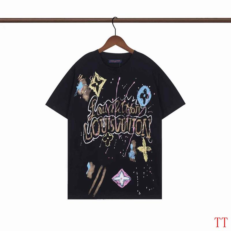 Wholesale High-quality LV Short Sleeve Crew Neck Designer T-Shirts for sale