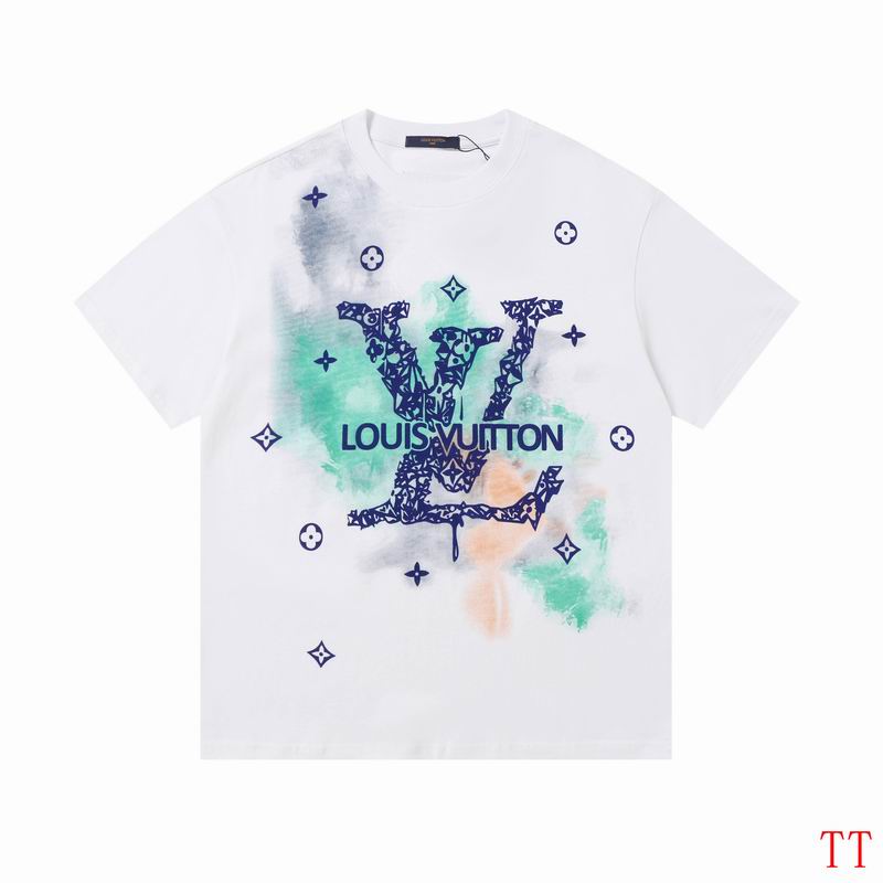 Wholesale High-quality LV Short Sleeve Crew Neck Designer T-Shirts for sale