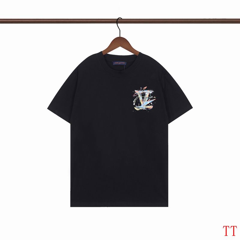 Wholesale High-quality LV Short Sleeve Crew Neck Designer T-Shirts for sale