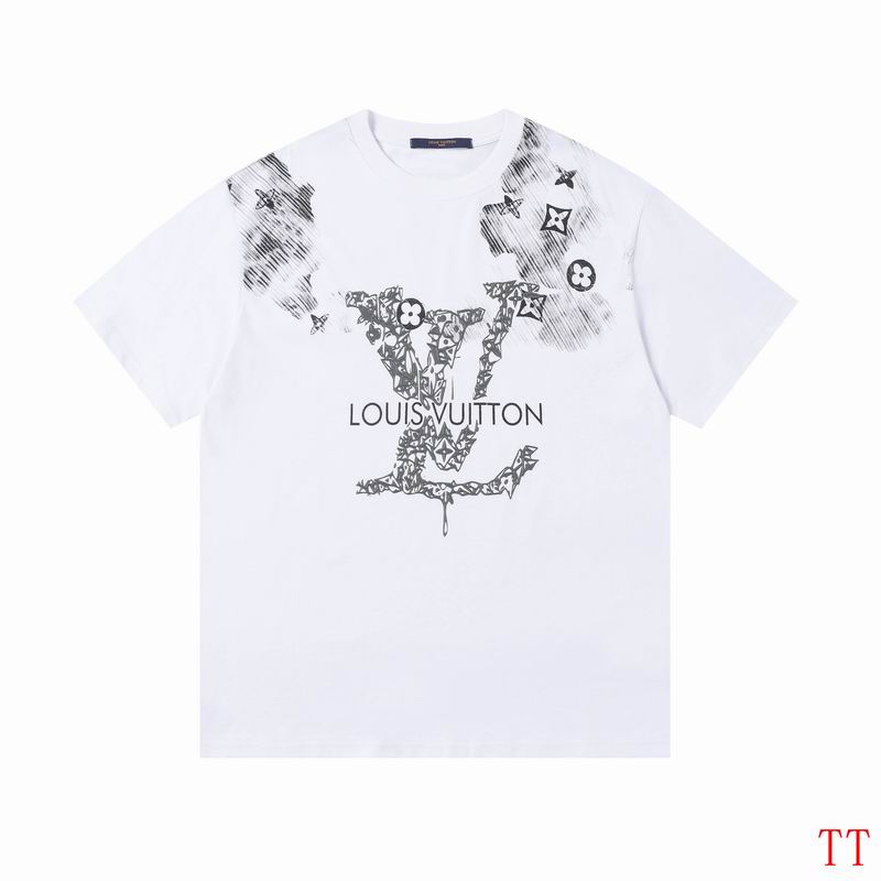 Wholesale High-quality LV Short Sleeve Crew Neck Designer T-Shirts for sale