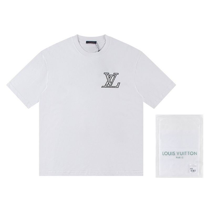 Wholesale High-quality Lv Women's Short Sleeve Crew Neck Replica Designer T-Shirts for sale