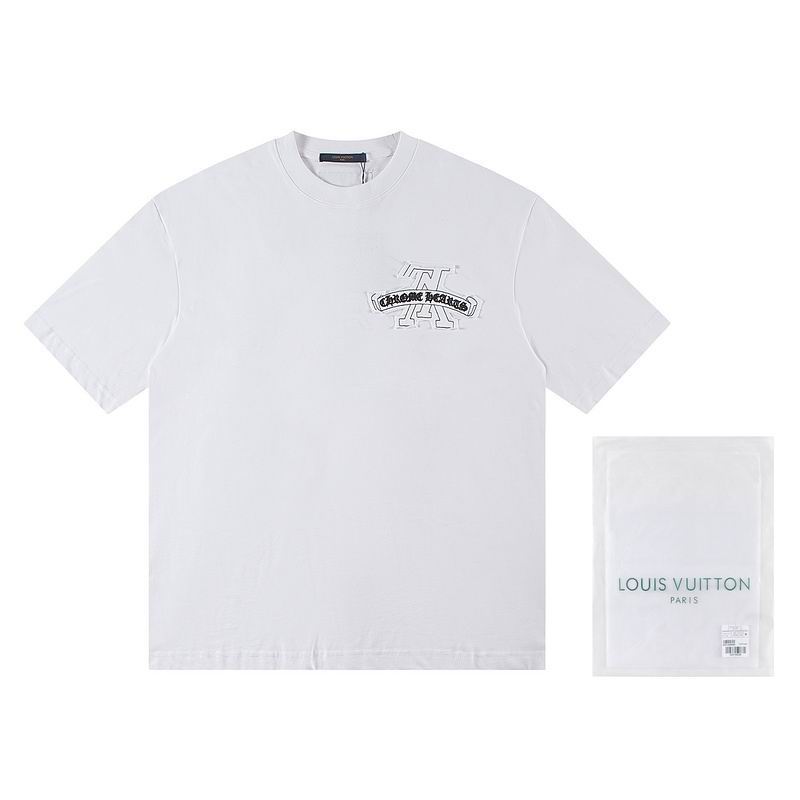 Wholesale High-quality Lv Women's Short Sleeve Crew Neck Replica Designer T-Shirts for sale