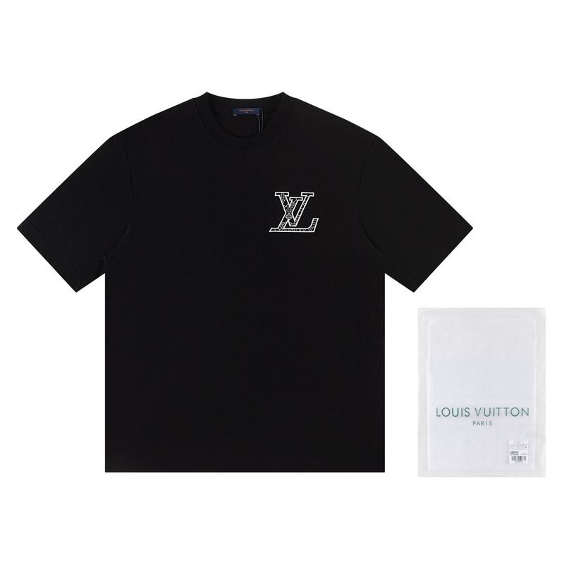 Wholesale High-quality Lv Women's Short Sleeve Crew Neck Replica Designer T-Shirts for sale