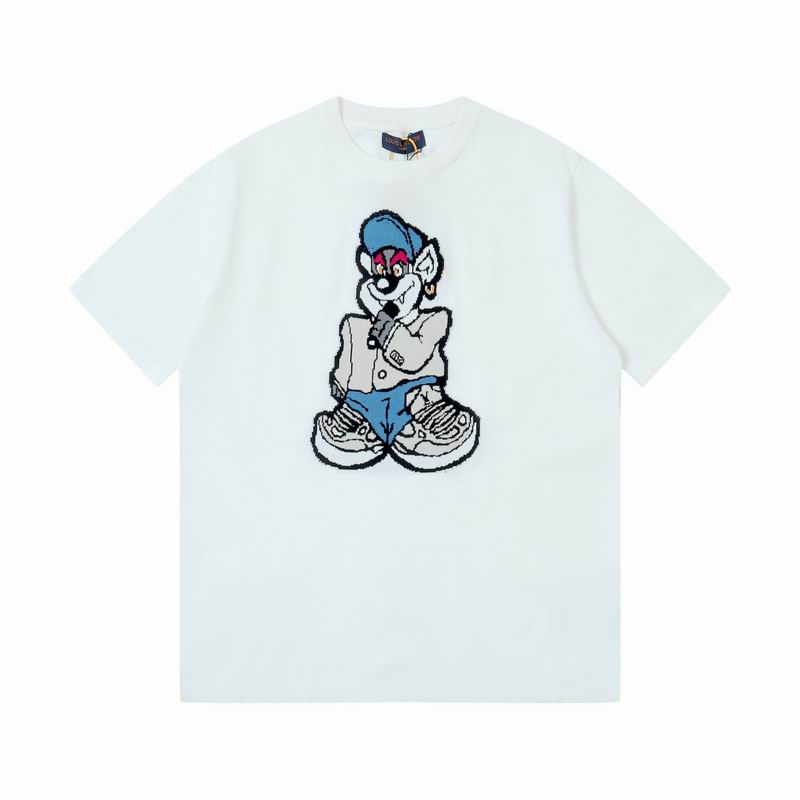 Wholesale High-quality Cheap Louis Vuitton Short Sleeve Crew Neck Replica Designer T-Shirts for sale