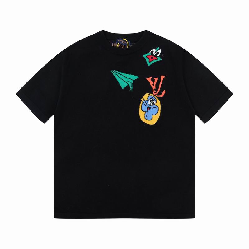 Wholesale High-quality Cheap Louis Vuitton Short Sleeve Crew Neck Replica Designer T-Shirts for sale