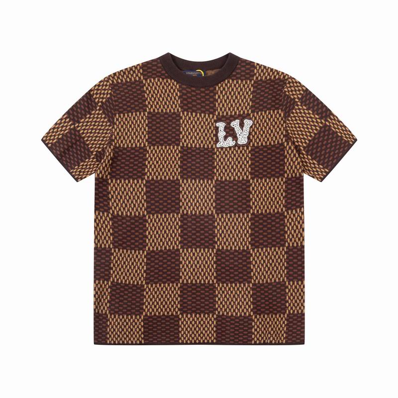 Wholesale High-quality Cheap Louis Vuitton Short Sleeve Crew Neck Replica Designer T-Shirts for sale