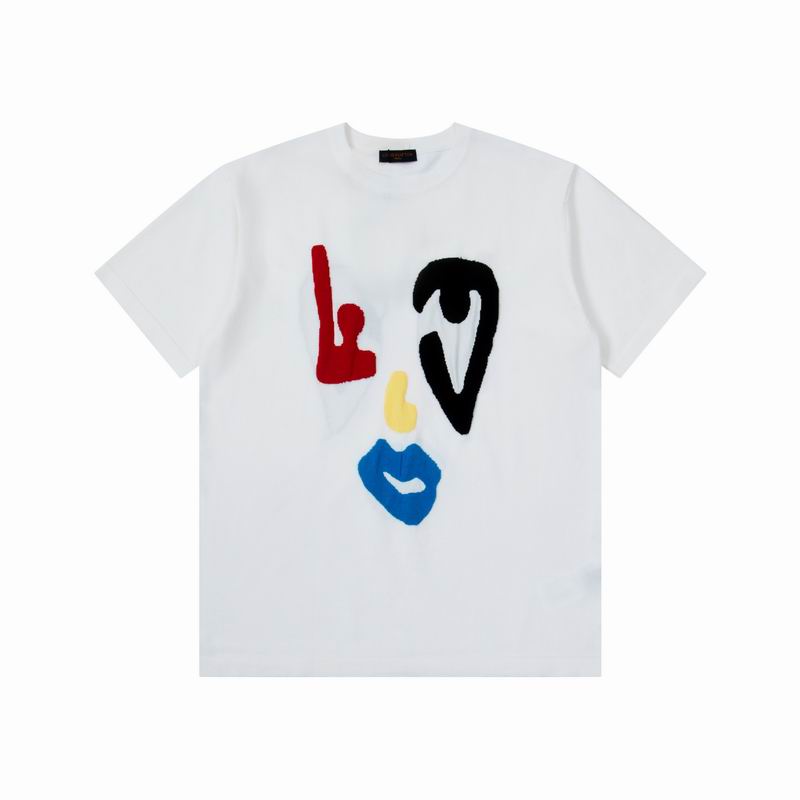 Wholesale High-quality Cheap Louis Vuitton Short Sleeve Crew Neck Replica Designer T-Shirts for sale