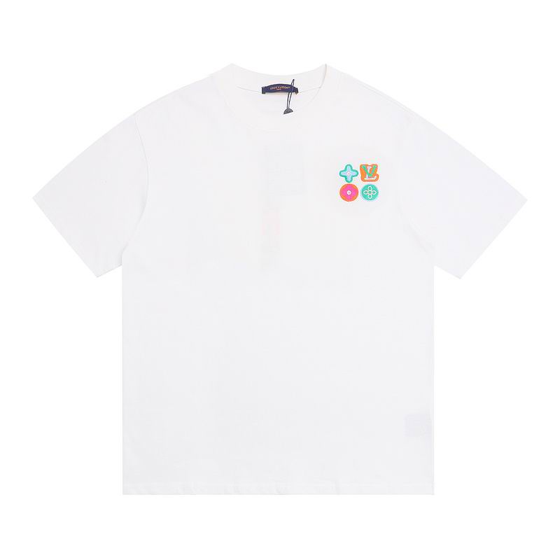 Wholesale High-quality Cheap LV Short Sleeve Crew Neck T-Shirts for sale