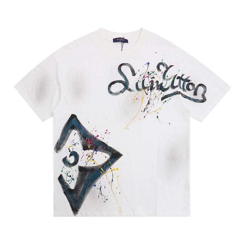 Wholesale High-quality Cheap LV Short Sleeve Crew Neck T-Shirts for sale