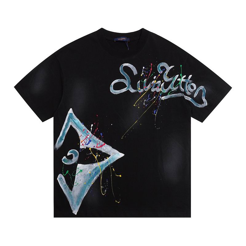 Wholesale High-quality Cheap LV Short Sleeve Crew Neck T-Shirts for sale