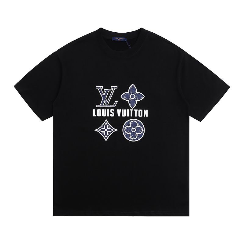 Wholesale High-quality Cheap LV Short Sleeve Crew Neck T-Shirts for sale