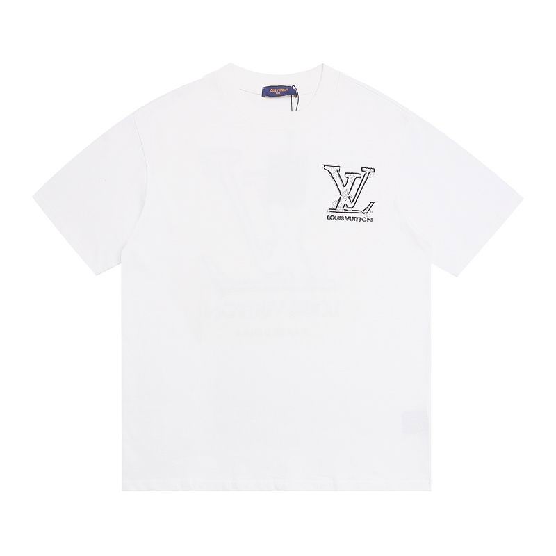 Wholesale High-quality Cheap LV Short Sleeve Crew Neck T-Shirts for sale