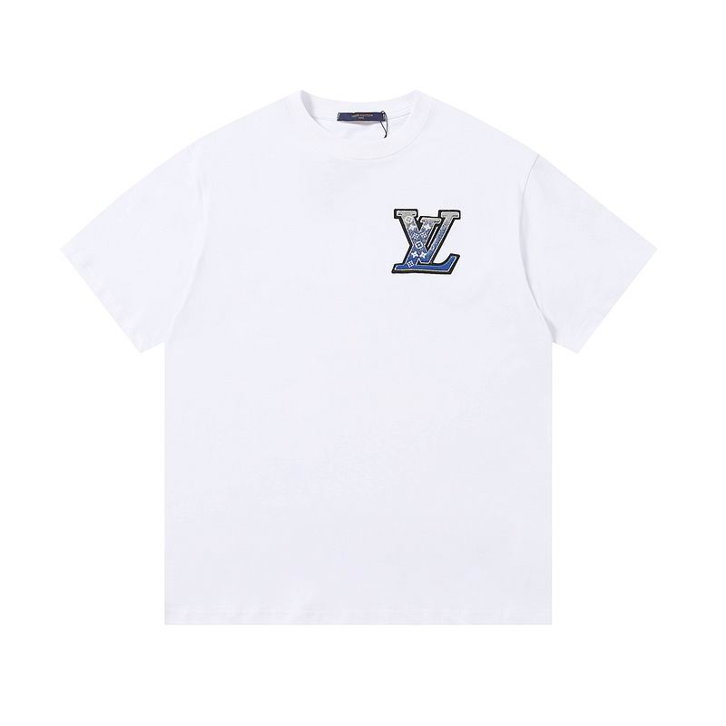 Wholesale High-quality Cheap LV Short Sleeve Crew Neck T-Shirts for sale
