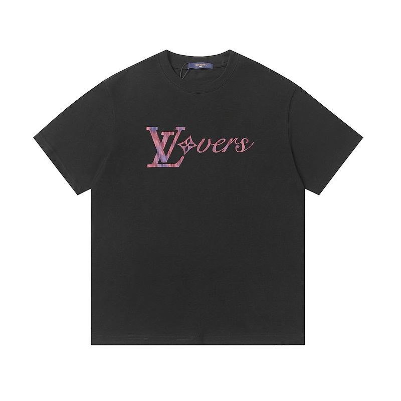 Wholesale High-quality Cheap LV Short Sleeve Crew Neck T-Shirts for sale