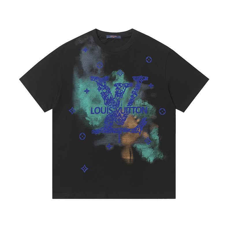 Wholesale High-quality Cheap LV Short Sleeve Crew Neck T-Shirts for sale