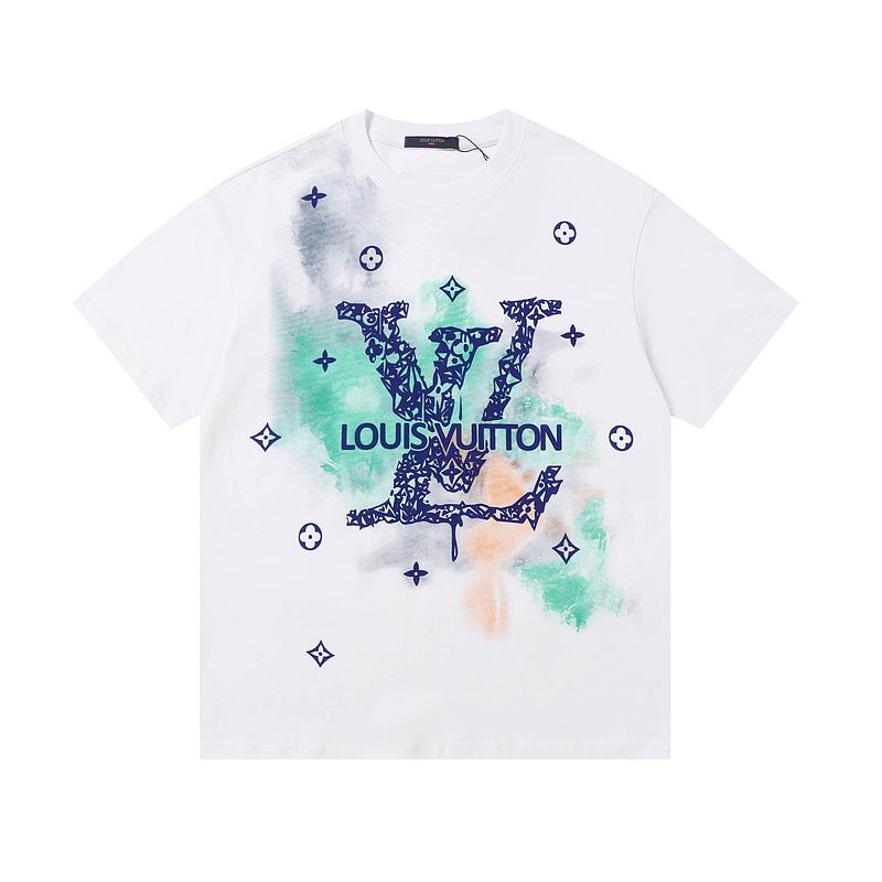 Wholesale High-quality Cheap LV Short Sleeve Crew Neck T-Shirts for sale